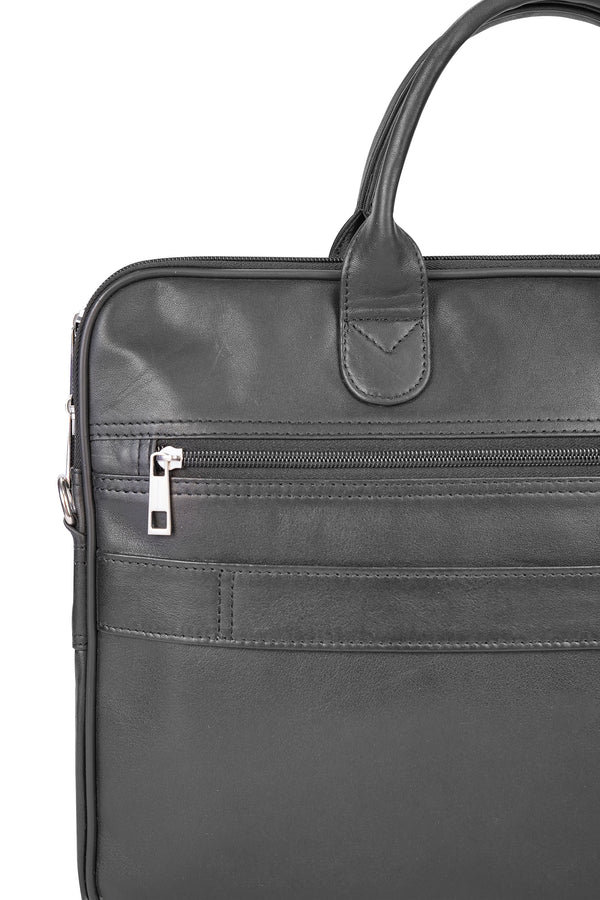 Sleek Modern Leather Laptop Bag